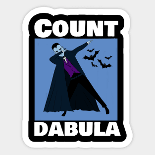 Count Dabula dabbing Sticker